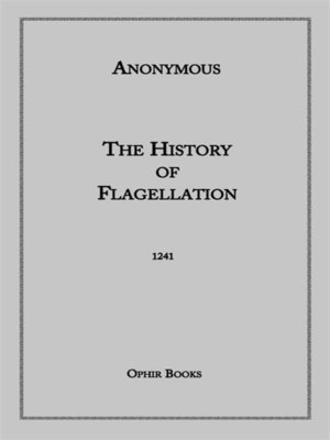 cover image of History of Flagellation